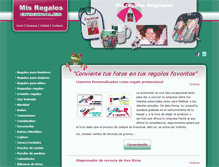 Tablet Screenshot of misregalosoriginales.com